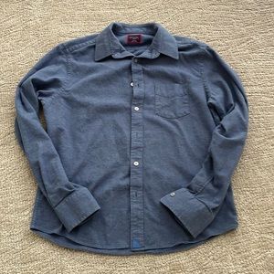 Denim soft flannel UNTUCKit button down shirt, size medium